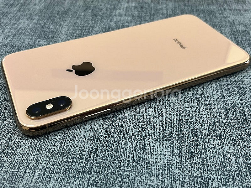 아이폰XS MAX 골드 64G 외관 깨끗한 A급 단말기 실사용 추천 정상해지 25만원 판매합니다--6